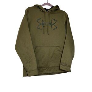 Under Armour Green Fish Hook Logo Hoodie